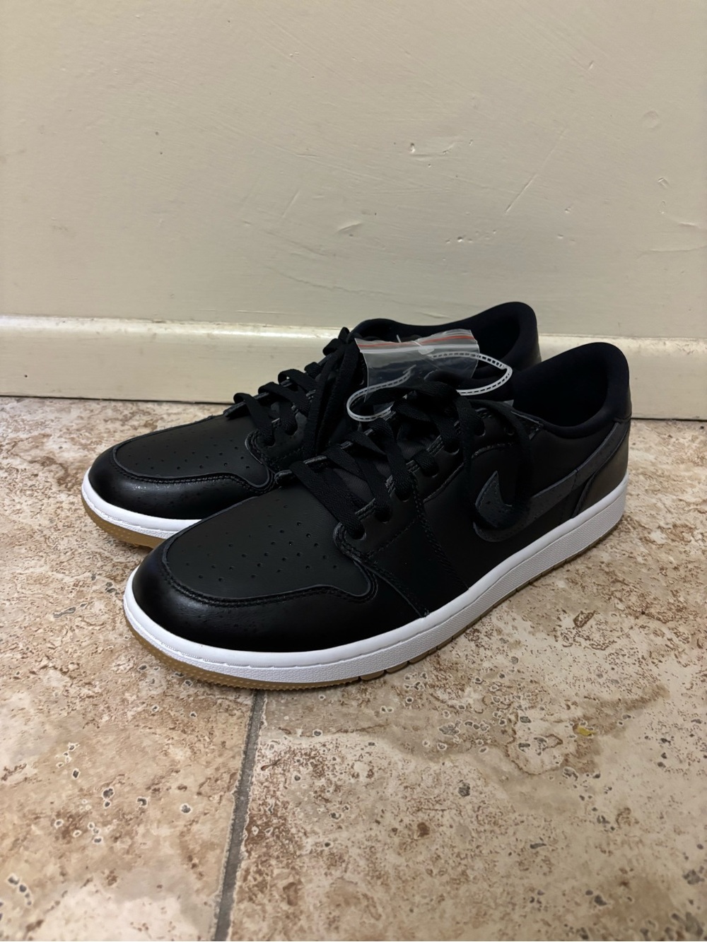 Nike Air Jordan 1 G Retro Black White Gum Golf Shoes Men 11.5/13 New DD9315-005